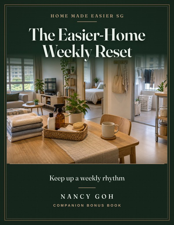 The Easier-Home Weekly Reset bonus book cover